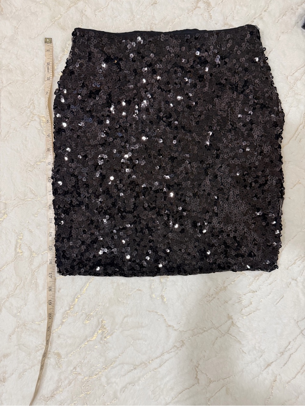 Anker Black Sequin Mini Skirt
